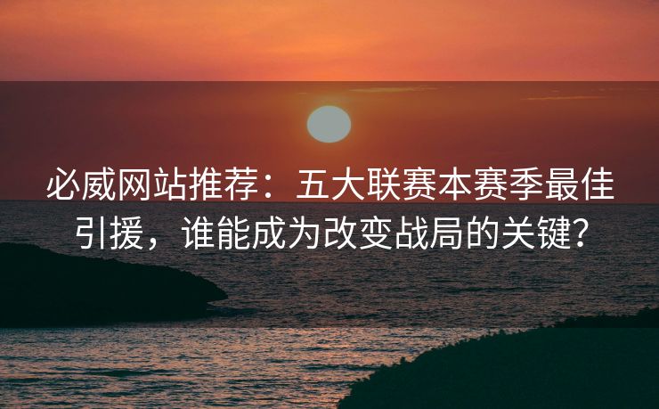 必威网站推荐：五大联赛本赛季最佳引援，谁能成为改变战局的关键？